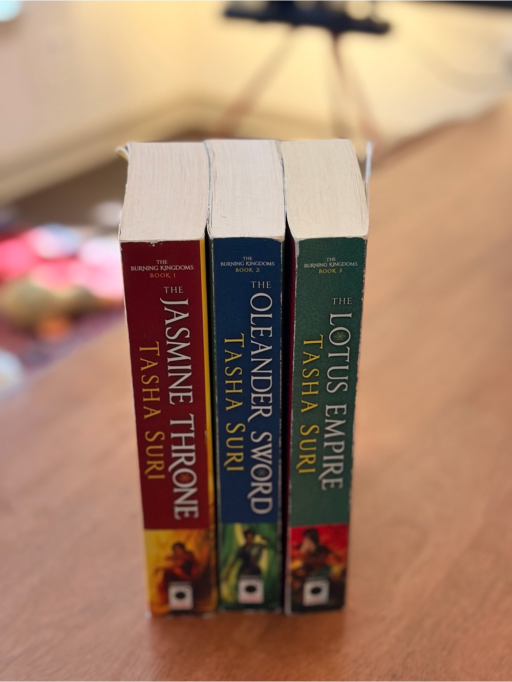 The Burning Kingdoms Paperback Set - Red, Blue, Green
